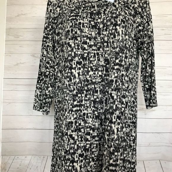 J. Jill Wearever Collection Sz XS Geo Print TunicTop/Dress - Picture 2 of 6